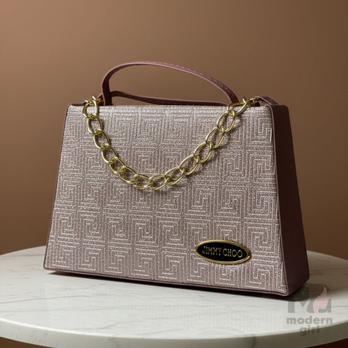 Luxury Designer Handbag for Women – Elegant Box Bag with Gold Chain