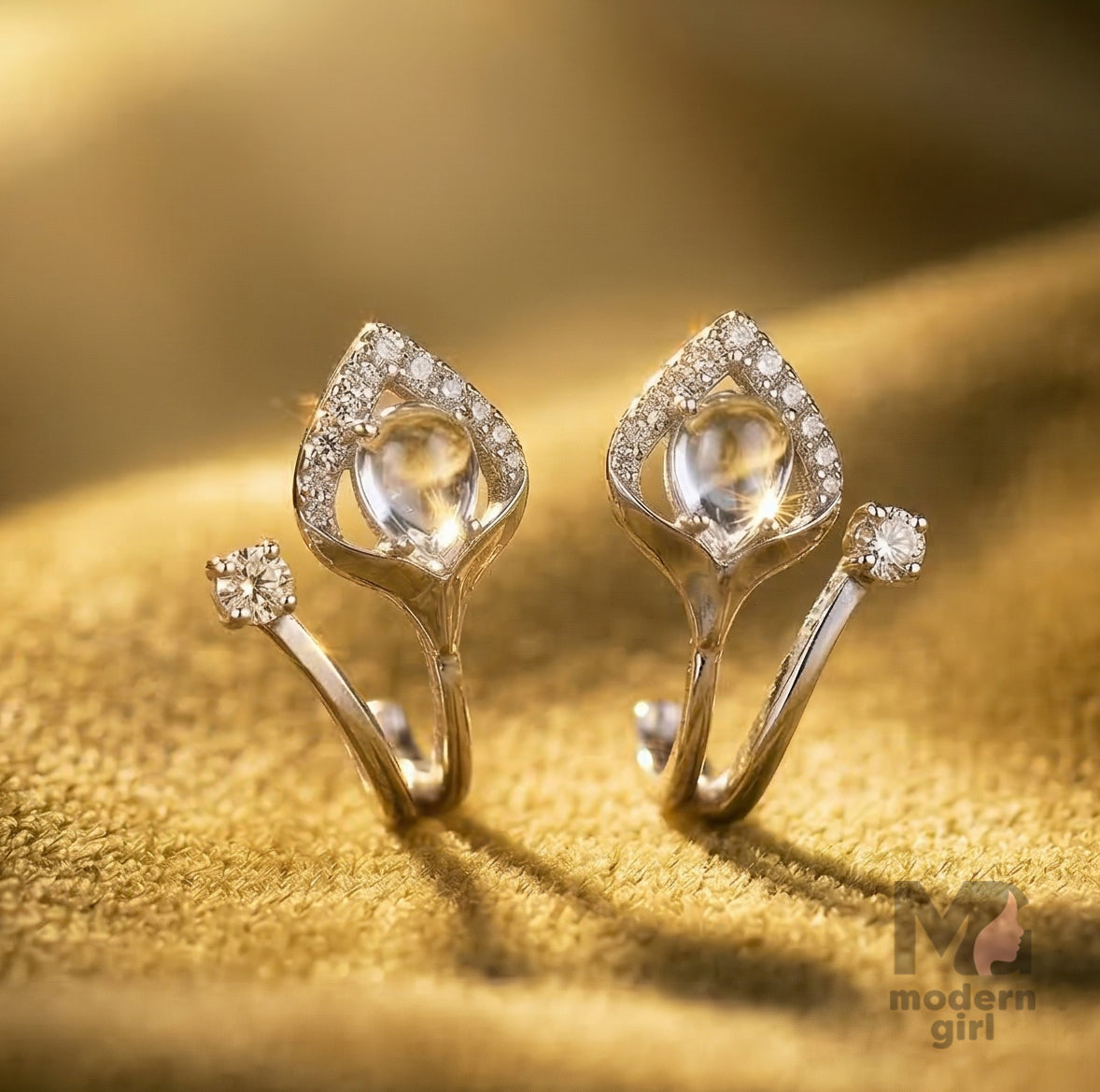 Crystal Teardrop Earrings