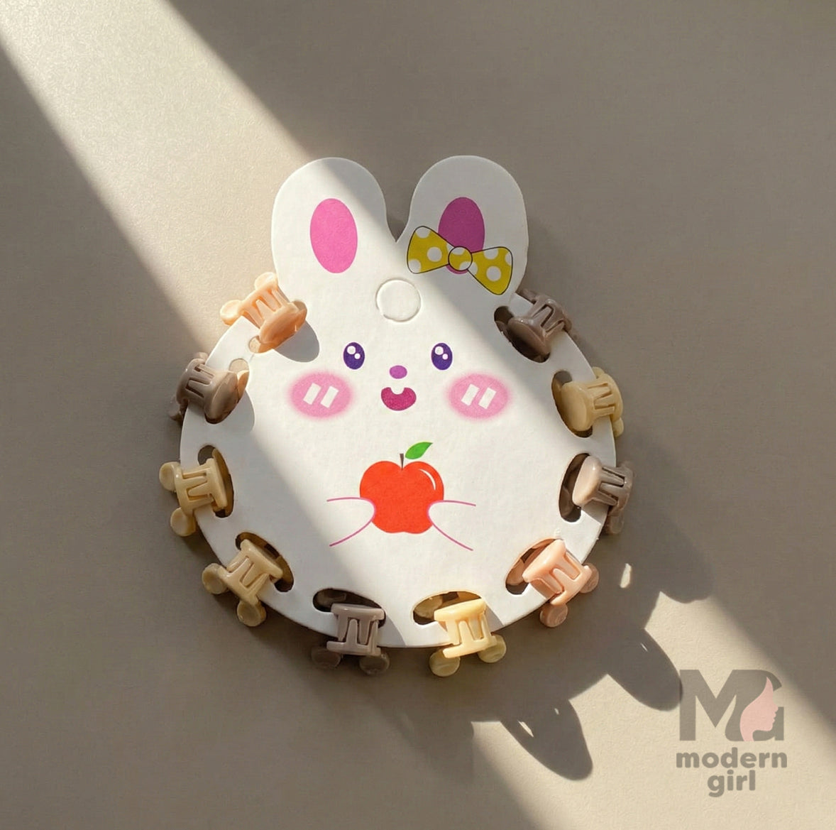 Cute Bunny Mini Hair Clip - 10 piece