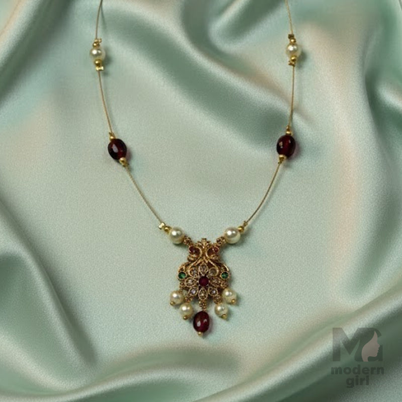 Royal Peacock Shine Invisible Necklace