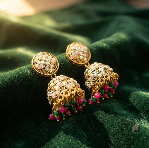 Traditional Antique Finish Jhumka