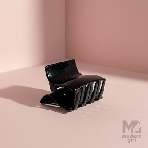 Wide Black Hair Claw Clip
