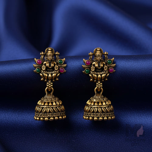 Antique Temple Jewellery Jhumka Earring