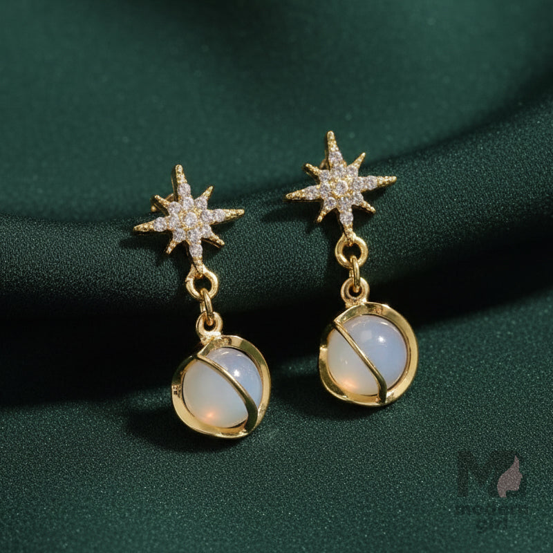Starlight Crystal Drop Earrings