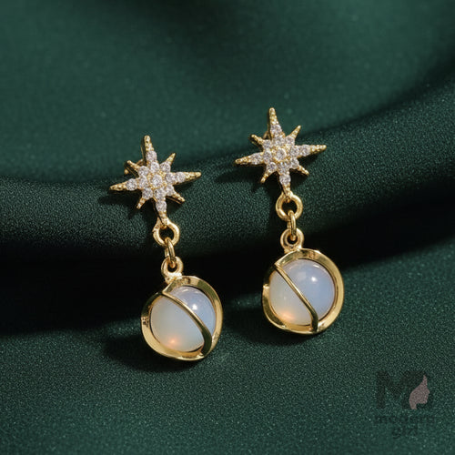 Starlight Crystal Drop Earrings