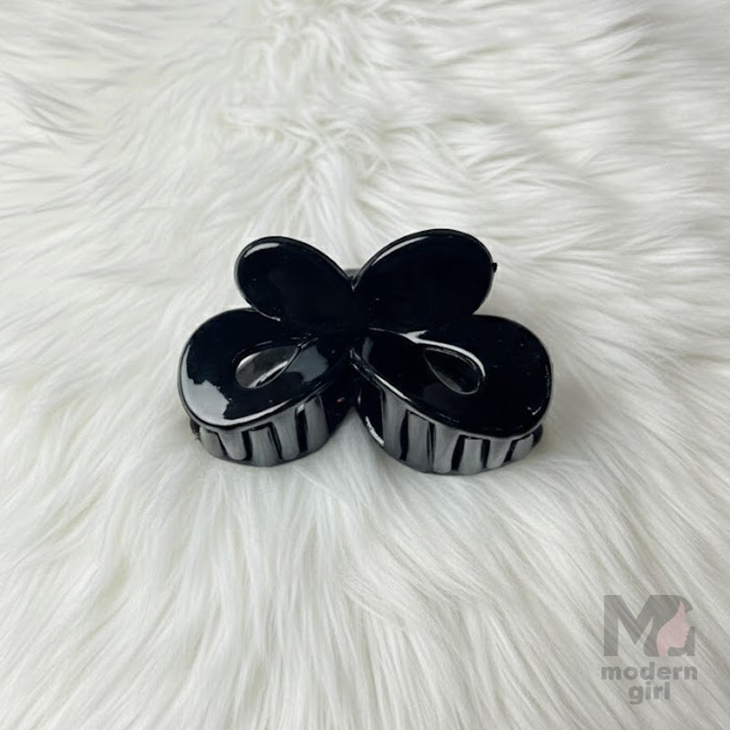 Black Glossy Butterfly Hair Claw Clip