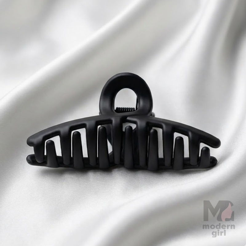 Matte Black Hair Claw Clip