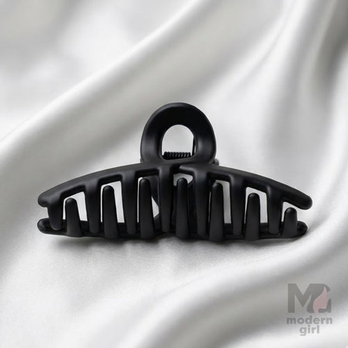 Matte Black Hair Claw Clip