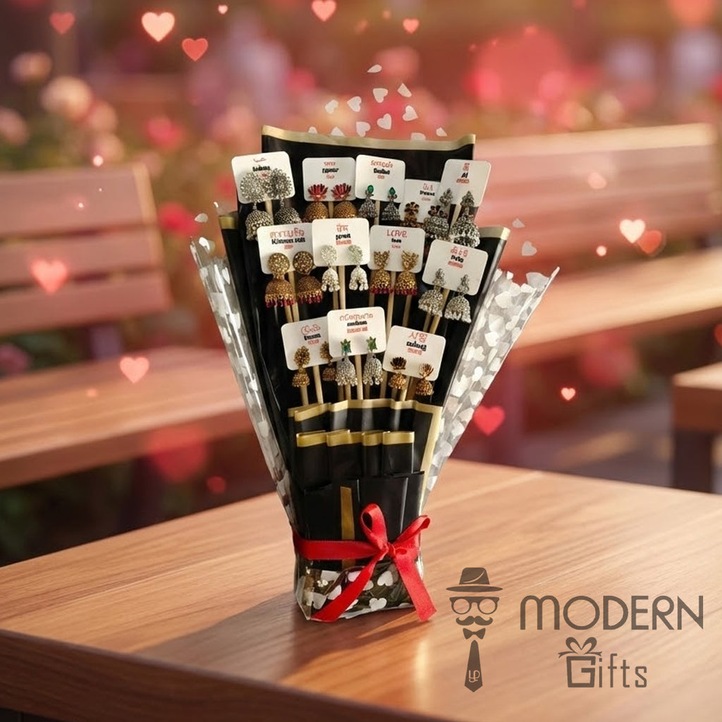 Proposal Jhumka Bouquet