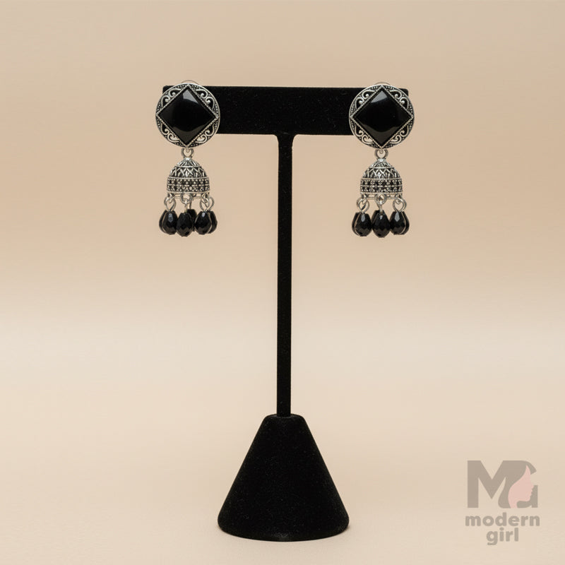 Elegant Silver Jhumka