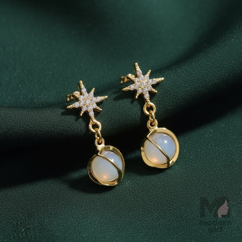 Starlight Crystal Drop Earrings