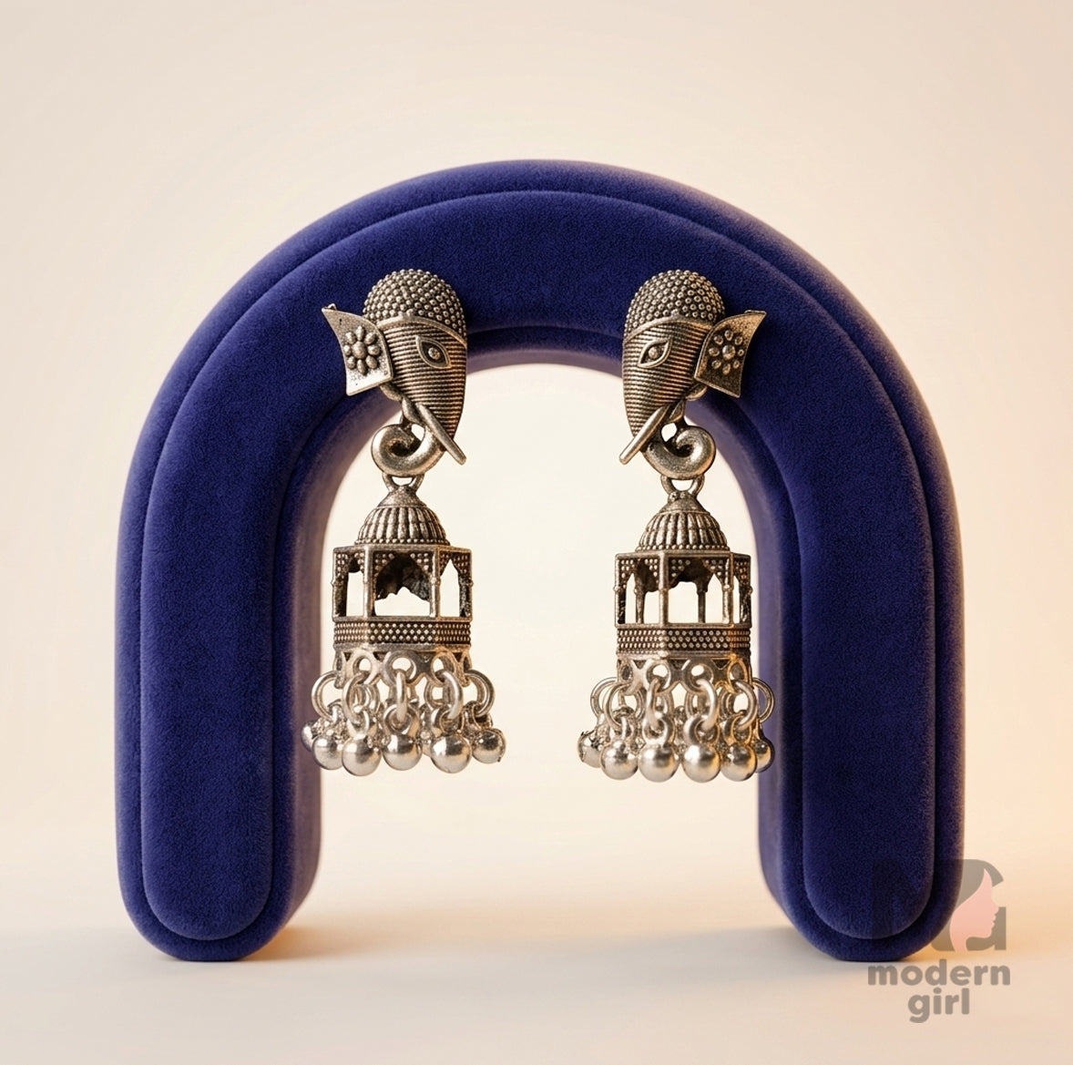 Traditional Antique Ganesha Jhumka