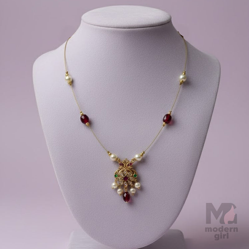 Royal Peacock Shine Invisible Necklace