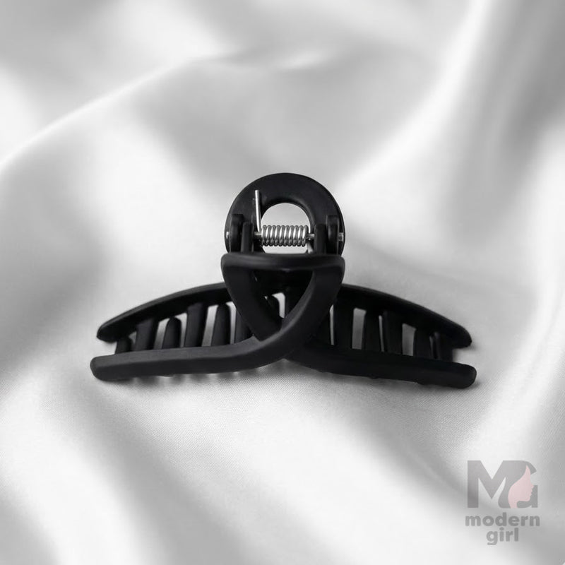 Matte Black Hair Claw Clip