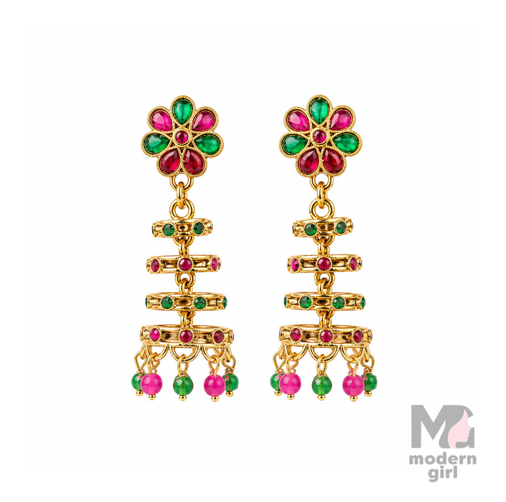 Bloom Heritage Drop Earrings
