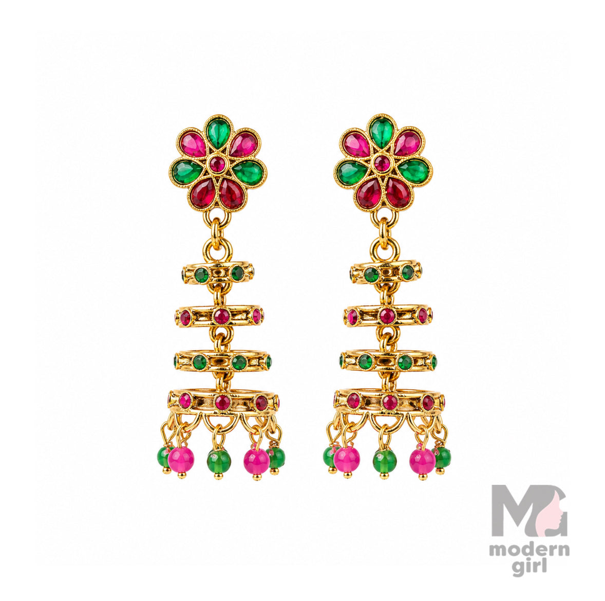 Bloom Heritage Drop Earrings