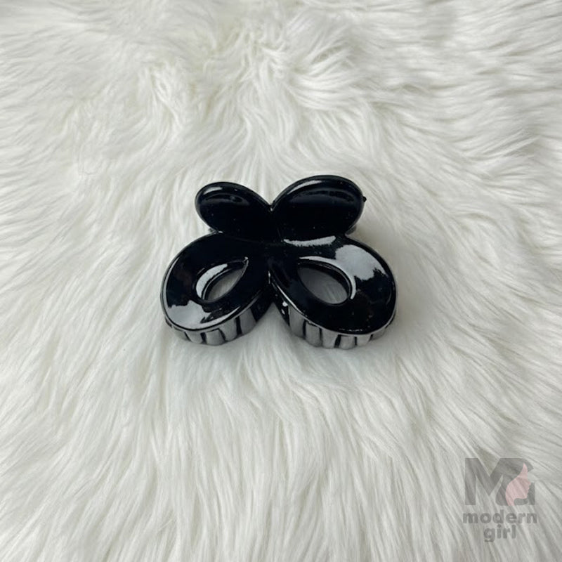 Black Glossy Butterfly Hair Claw Clip