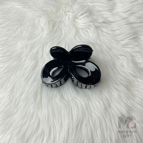 Black Glossy Butterfly Hair Claw Clip