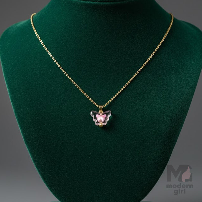 Elegant Butterfly Pendant Necklace
