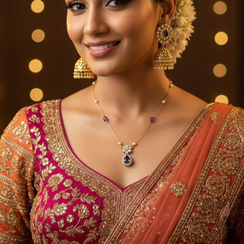 Flower Drop Invisible Chain