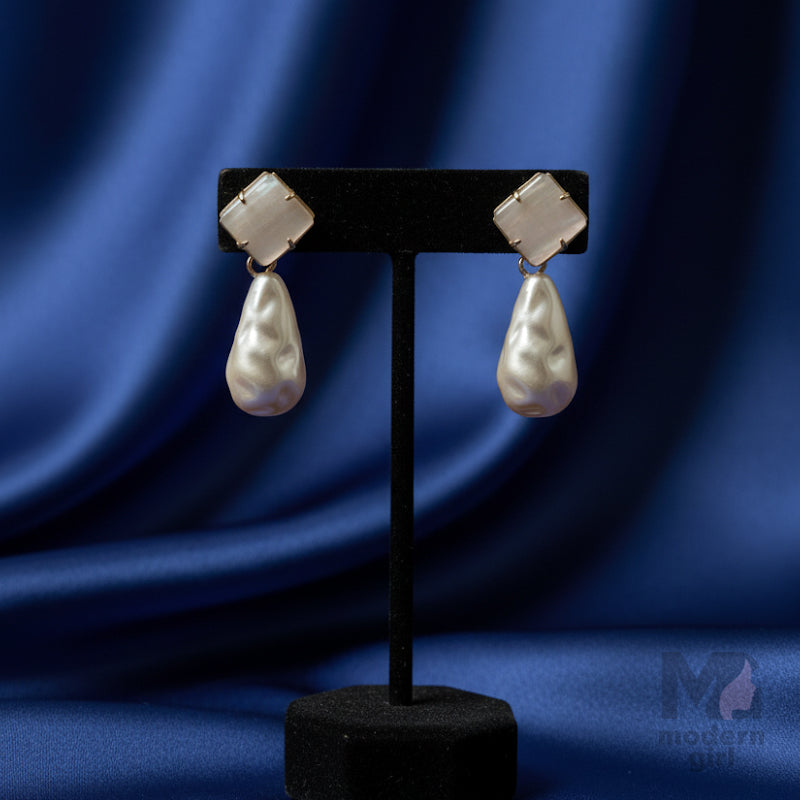 Elegant Pearl Drop Earrings
