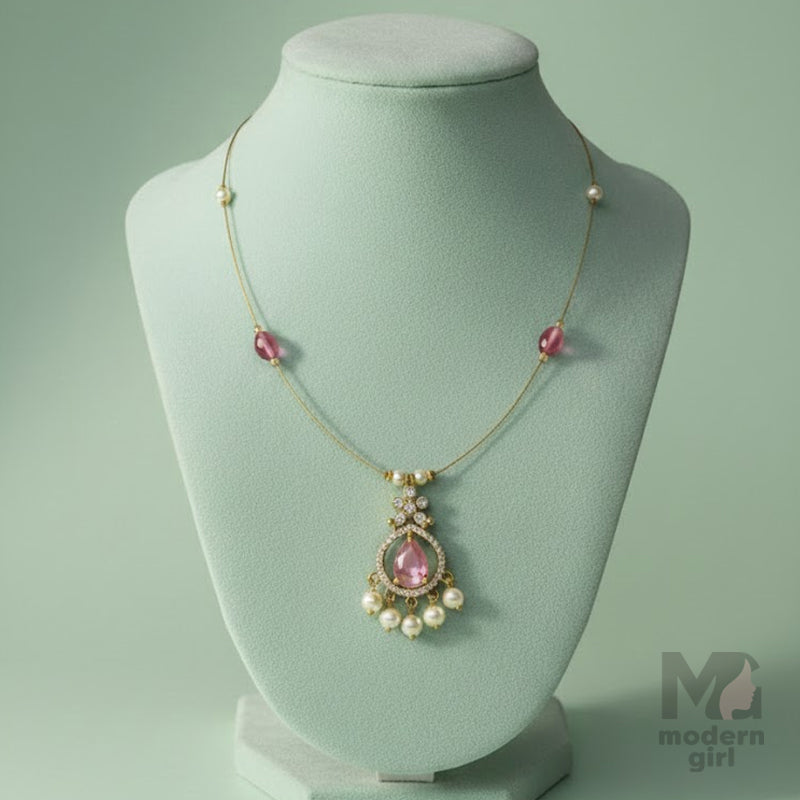 Eternal Rose Glow Invisible Necklace