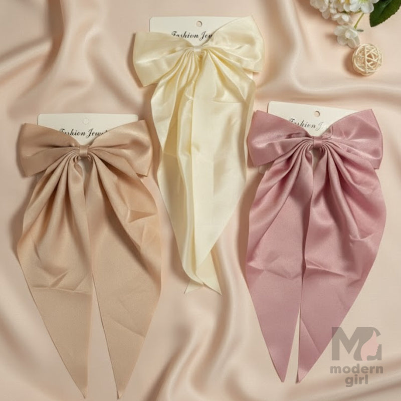 Elegant Large Satin Hair Bow