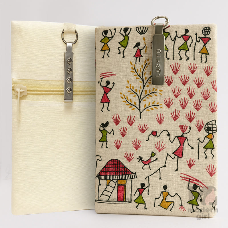 Handmade Fabric Pouch – Multipurpose Pouch with Printed Design
