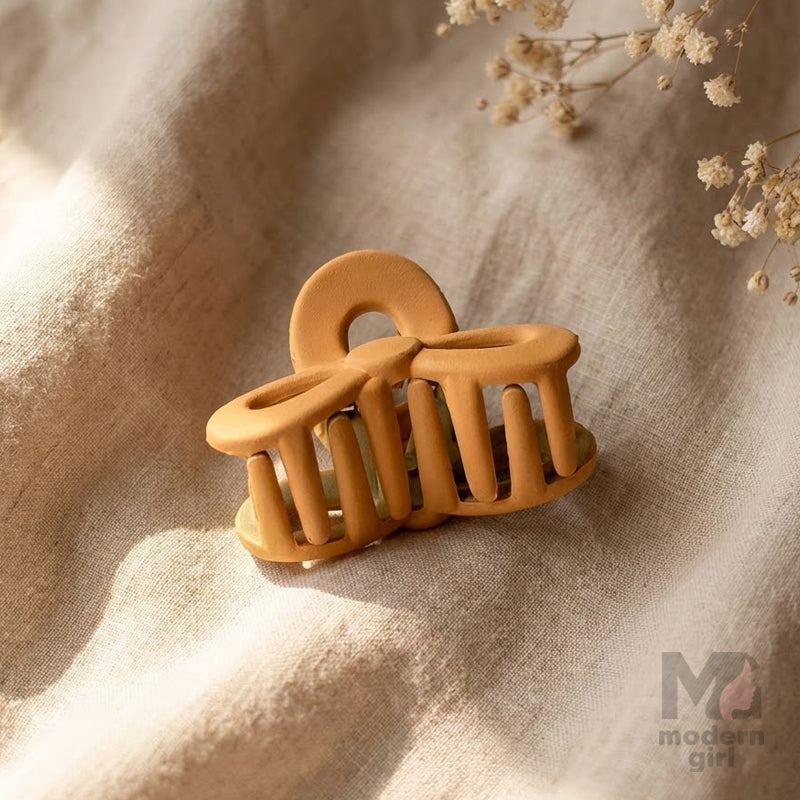 Matte Finish Aesthetic Neutral Hair Claw Clip