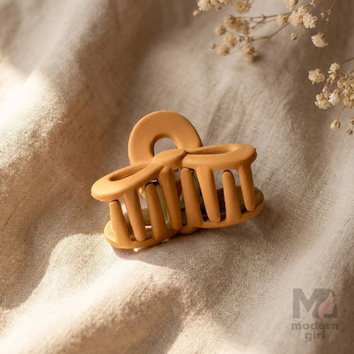 Matte Finish Aesthetic Neutral Hair Claw Clip