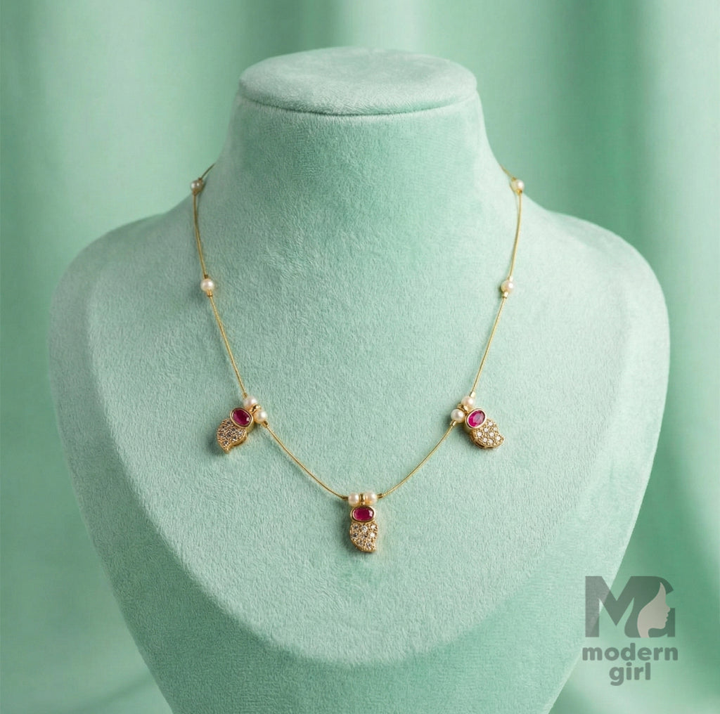 Premium Multi-Charm Stone Invisible Chain