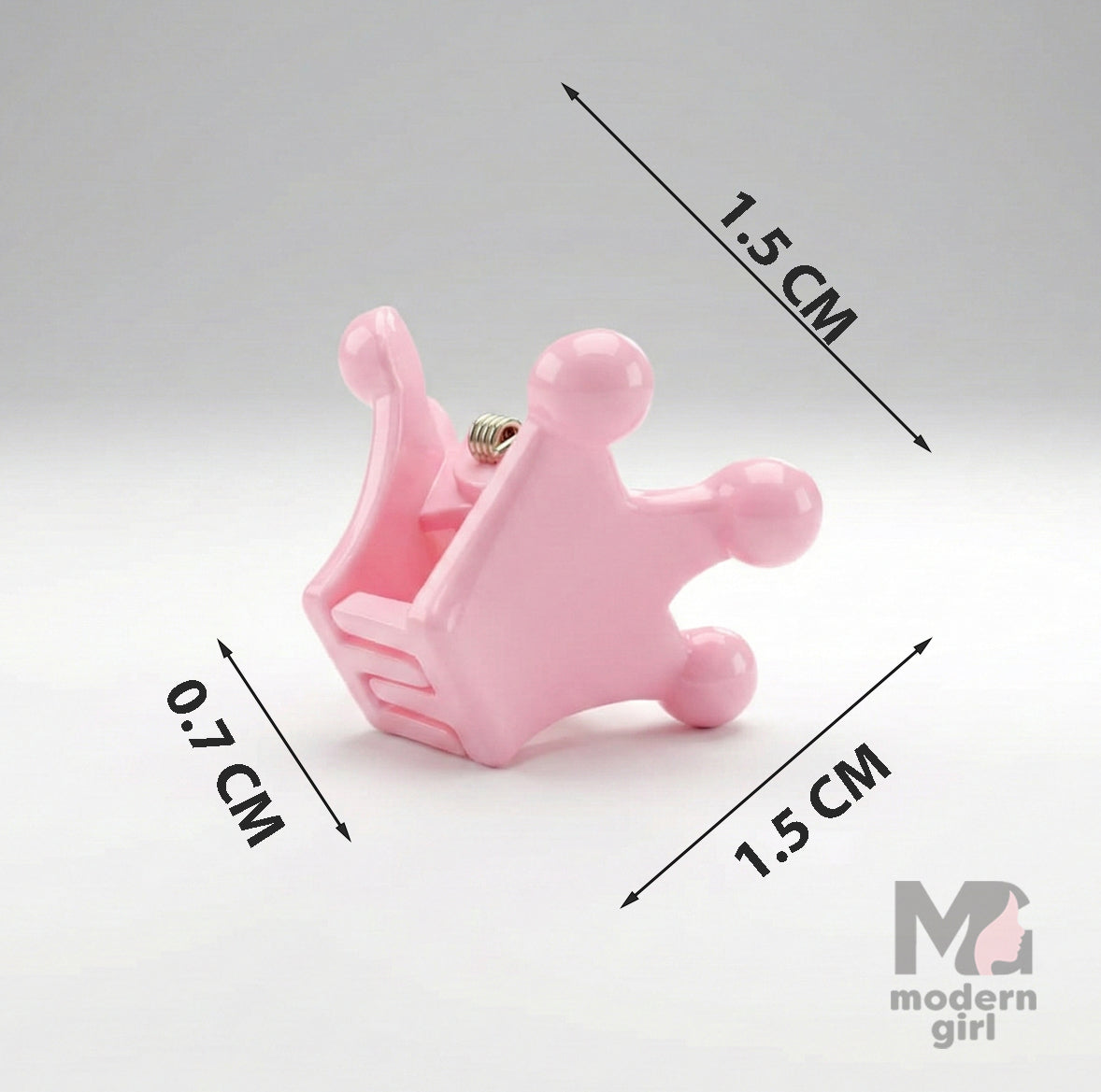 Crown Mini Hair Clip - 6 pieces