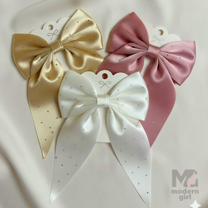 Glitter Hair Bow clip
