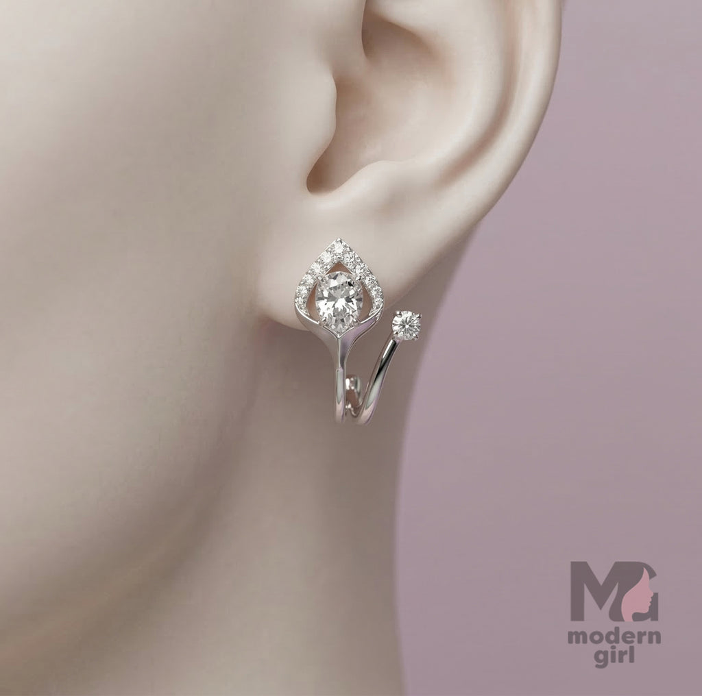 Crystal Teardrop Earrings