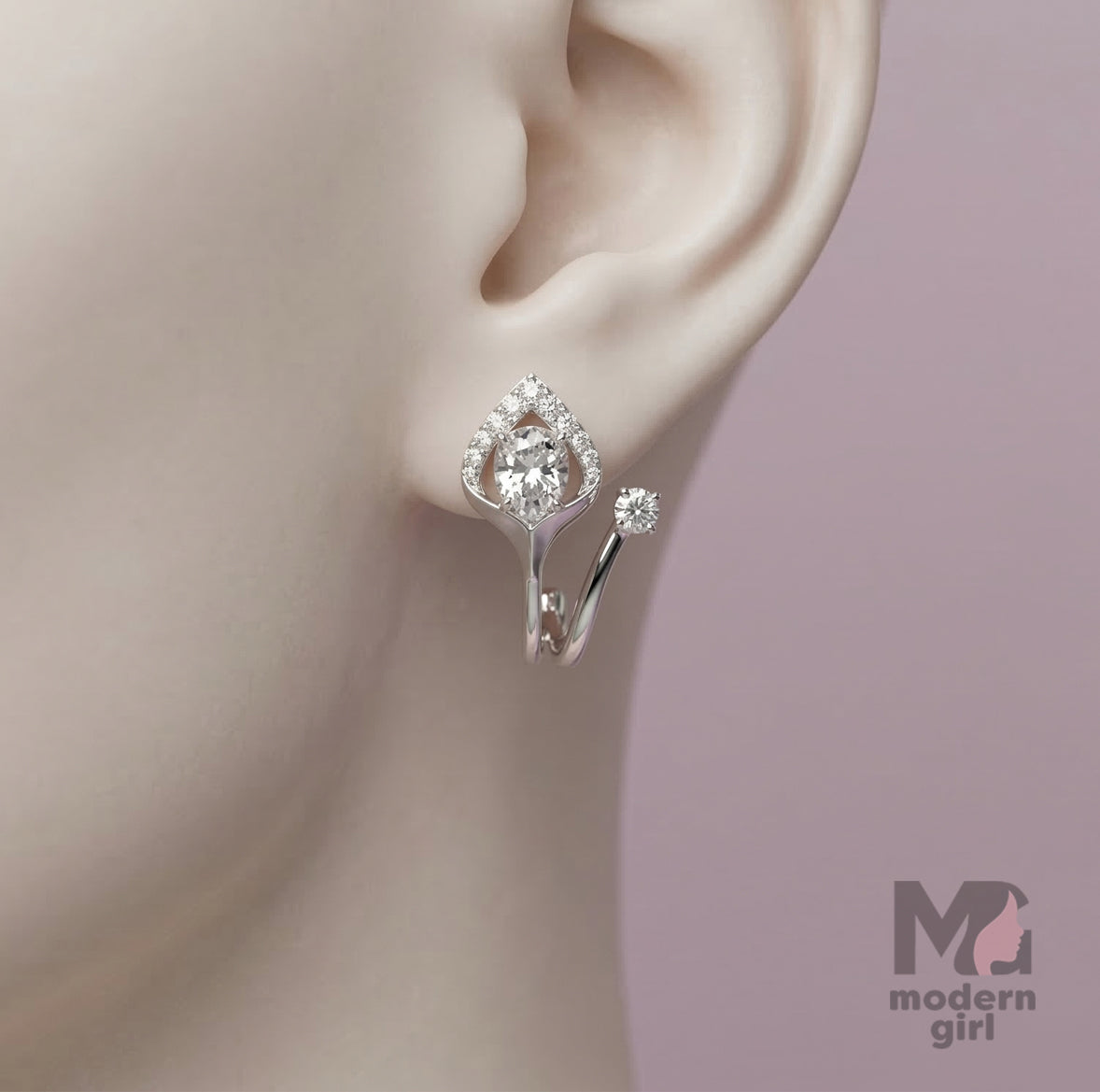 Crystal Teardrop Earrings