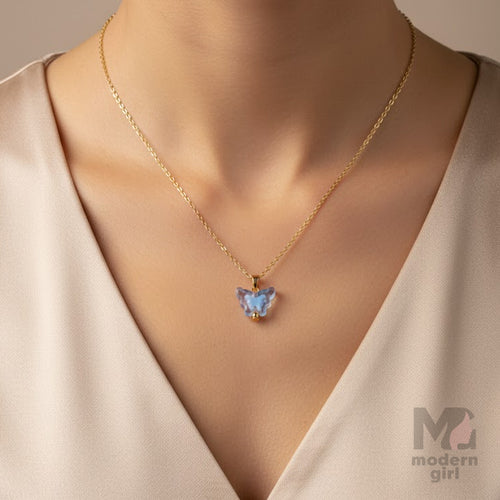 Elegant Butterfly Pendant Necklace