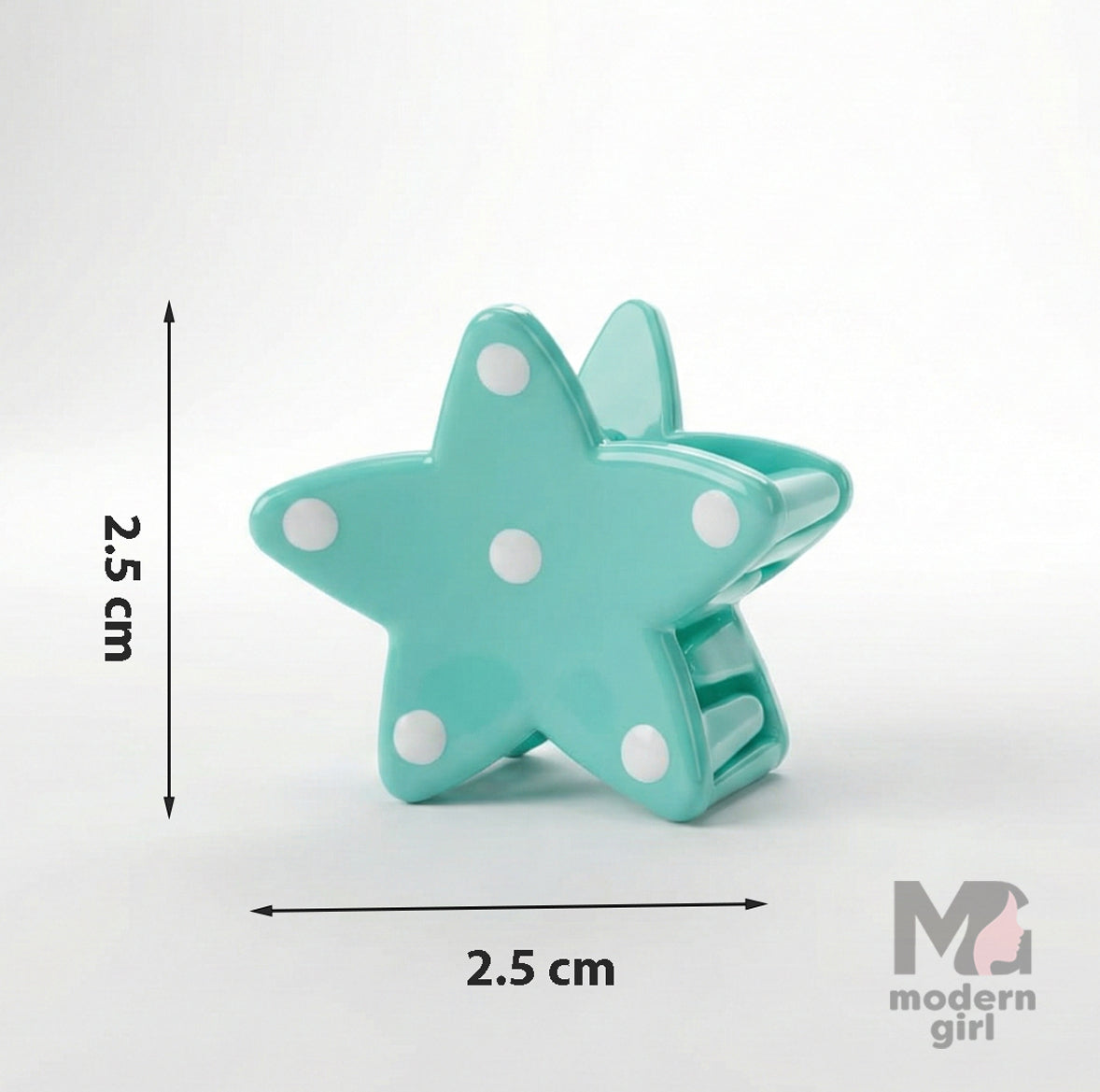 Pastel Mini Star Hair Clip - 6 pieces