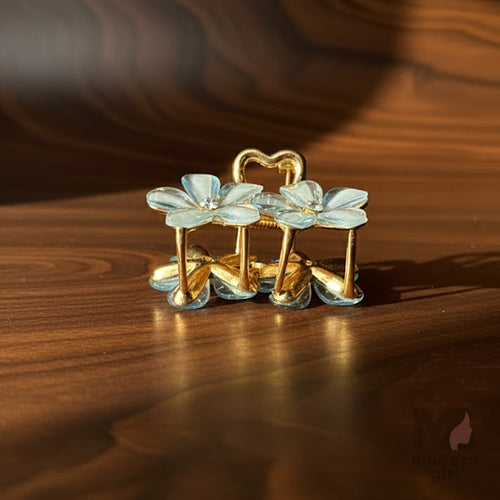 Blossom Gold Hair Claw Clip