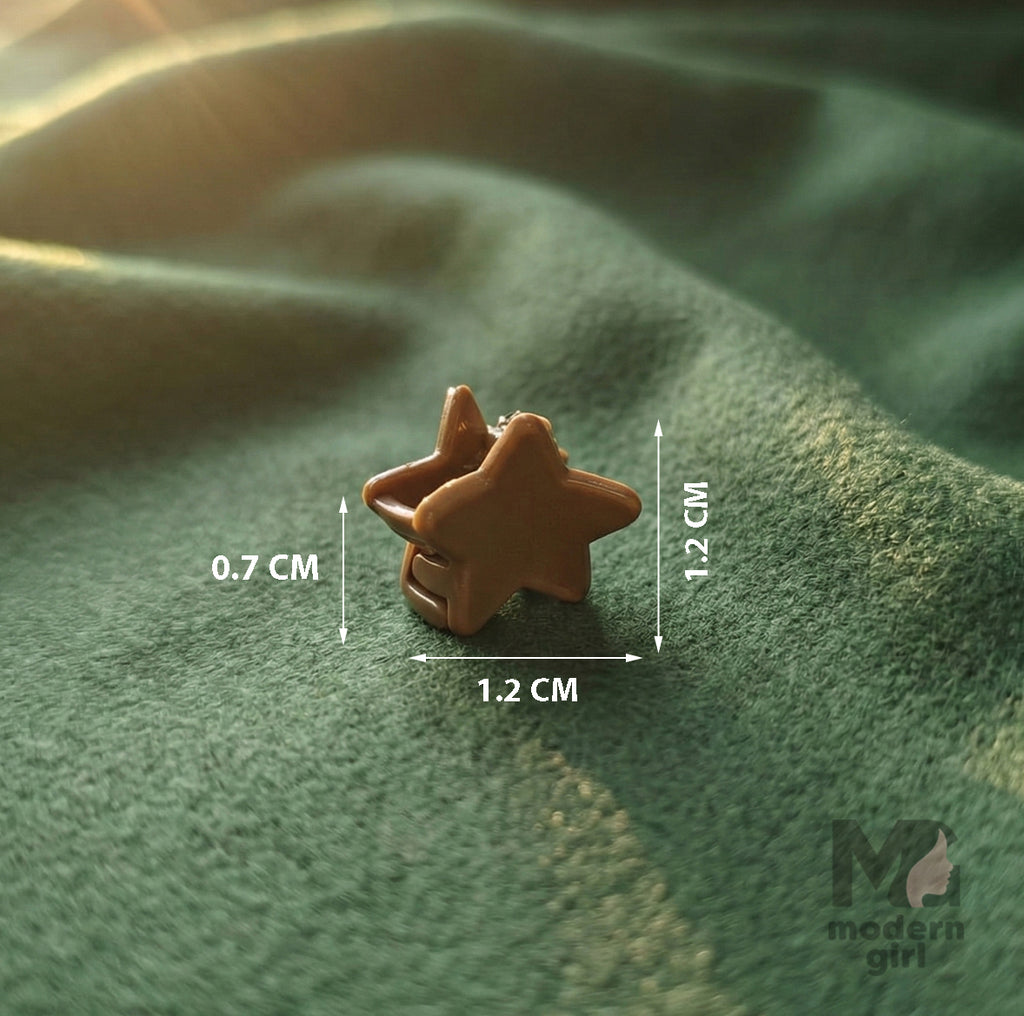 Star Mini Hair Clips - 10 pieces