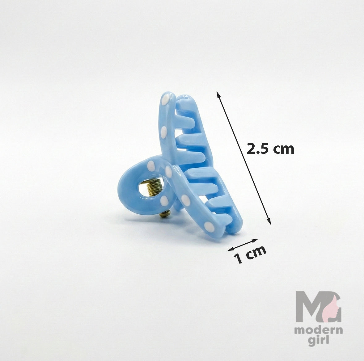 Pastel Mini Bow Hair Clip - 6 pieces