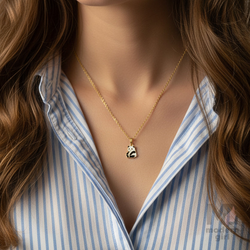 Panda Pendant Necklace