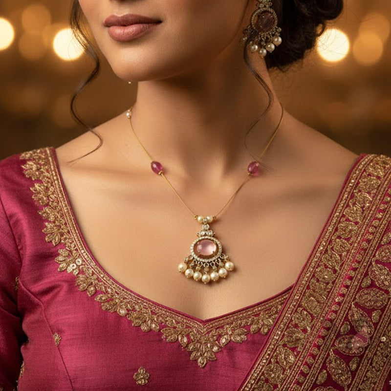 Eternal Rose Glow Invisible Necklace