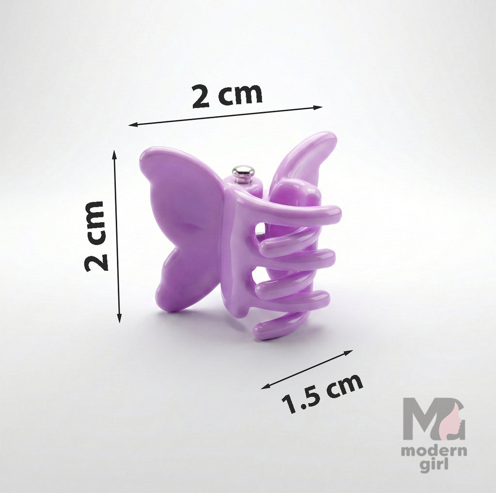 Butterfly Mini Hair Clip - 6 pieces