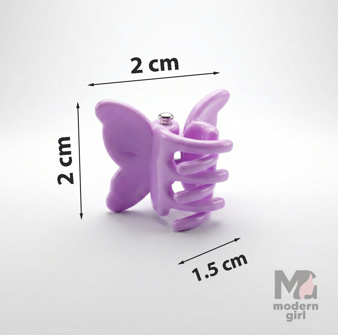 Butterfly Mini Hair Clip - 6 pieces