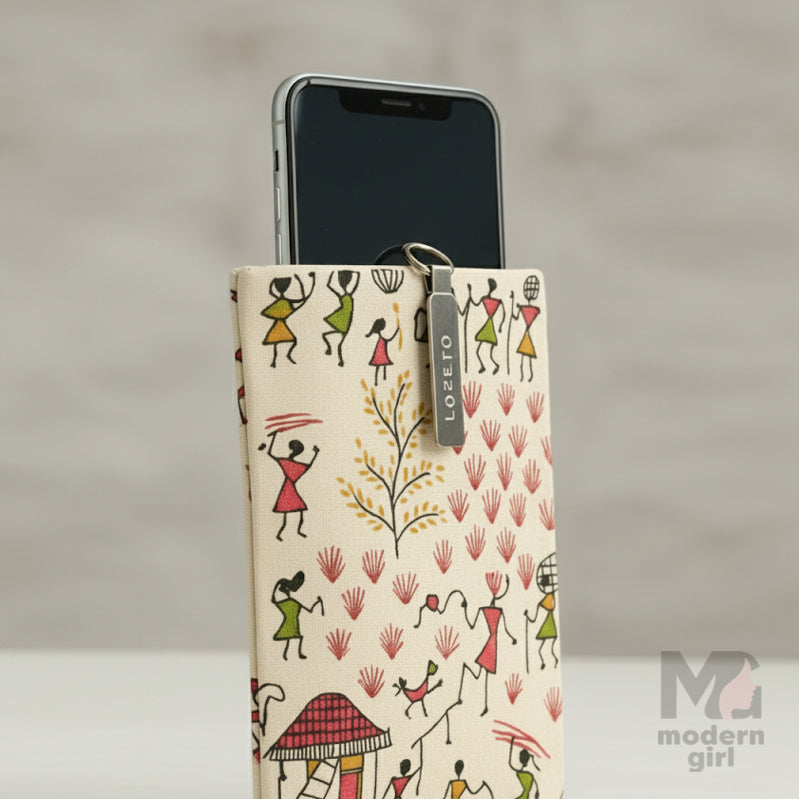 Handmade Fabric Pouch – Multipurpose Pouch with Printed Design