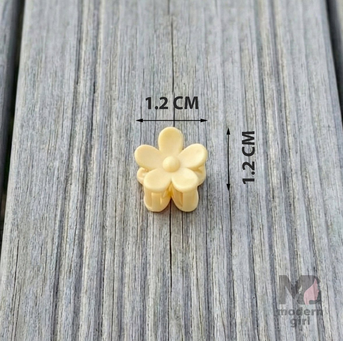 Cute Flower Mini Hair Clip - 10 pieces