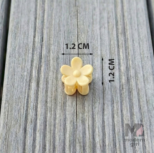 Cute Flower Mini Hair Clip - 10 pieces