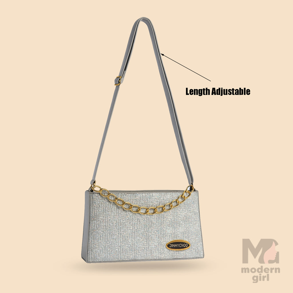 Luxury Designer Handbag for Women – Elegant Box Bag with Gold Chain