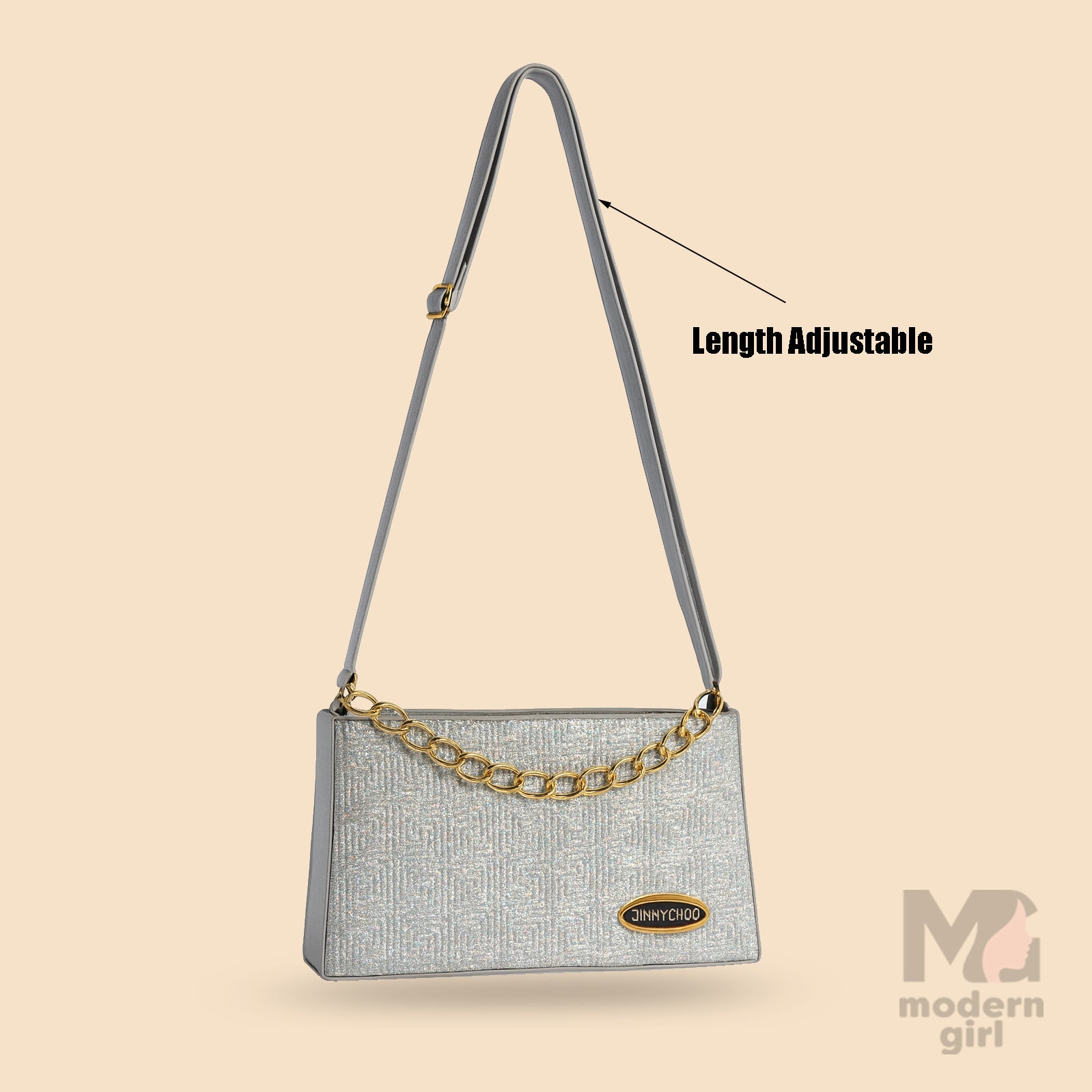 Luxury Designer Handbag for Women – Elegant Box Bag with Gold Chain
