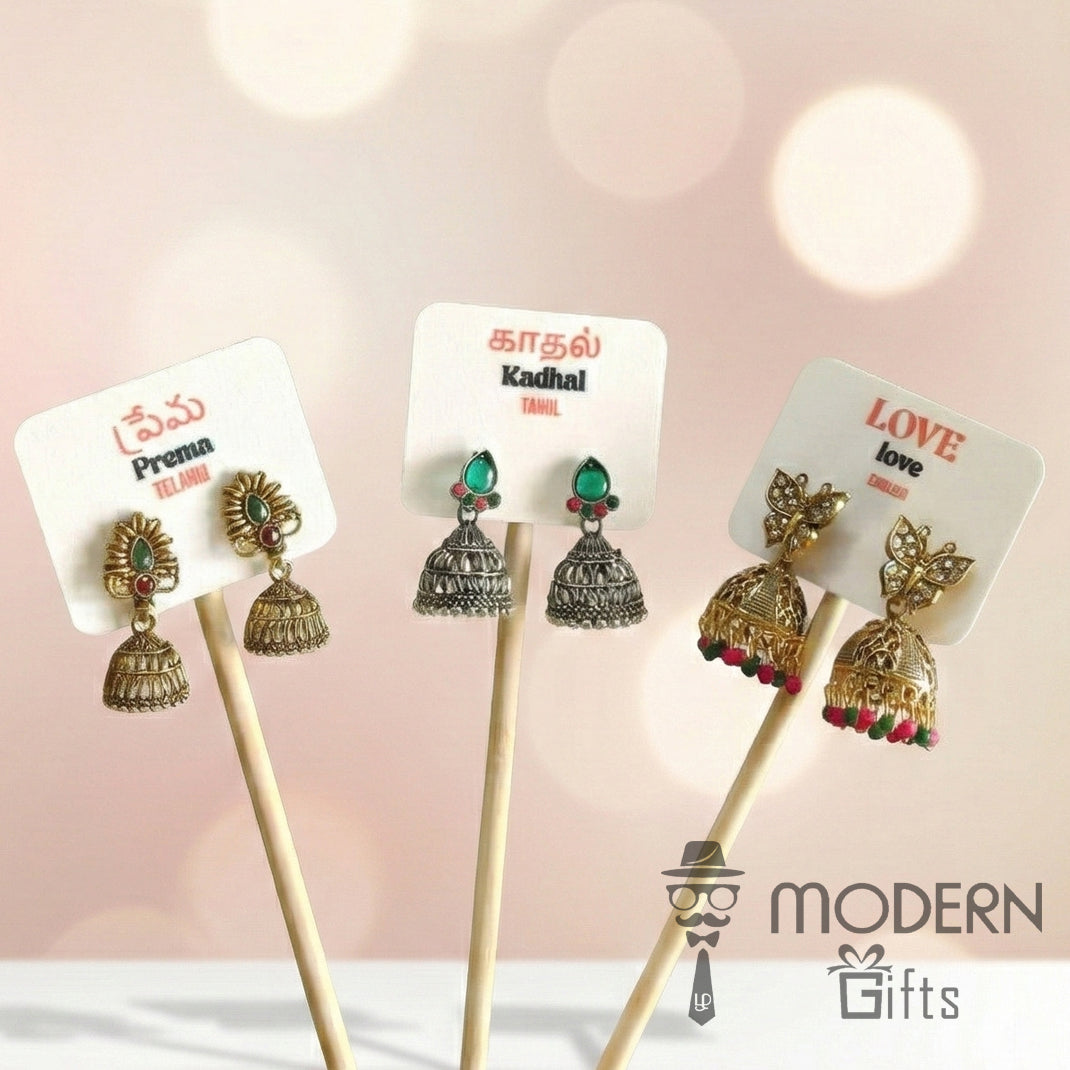 Proposal Jhumka Bouquet